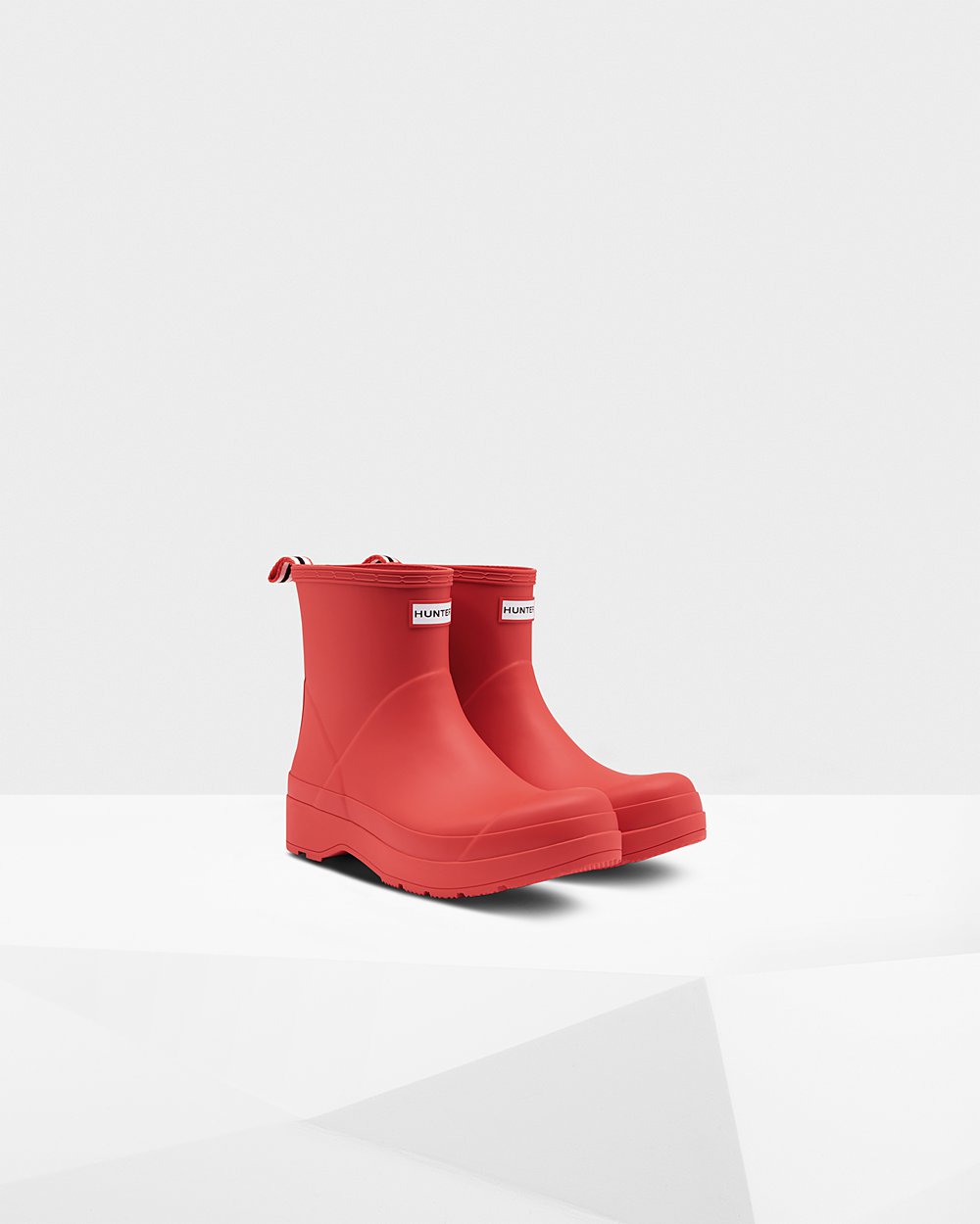 Hunter Hombre Original Short Rain - Play Botas Rojas - 902-XQJMYA